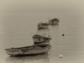 Resting boats by Enrique